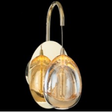 Απλίκα Τοίχου LED 4,8W 230V 300lm Θερμό Φως σε Χρυσαφί GOLDEN